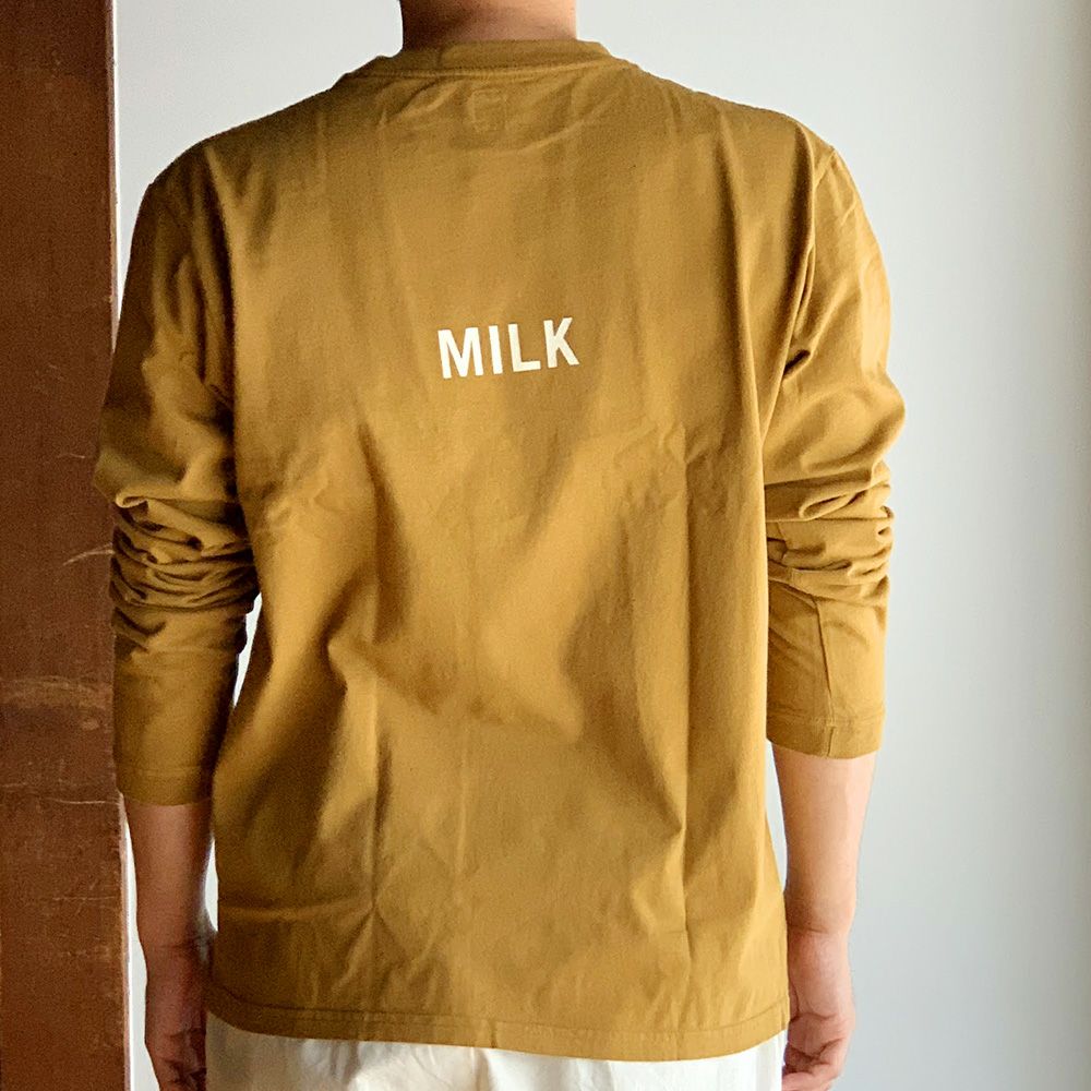 【SUNSHINE + CLOUD(サンシャイン+クラウド)】ロングスリーブTシャツ/COFFEE-MILK