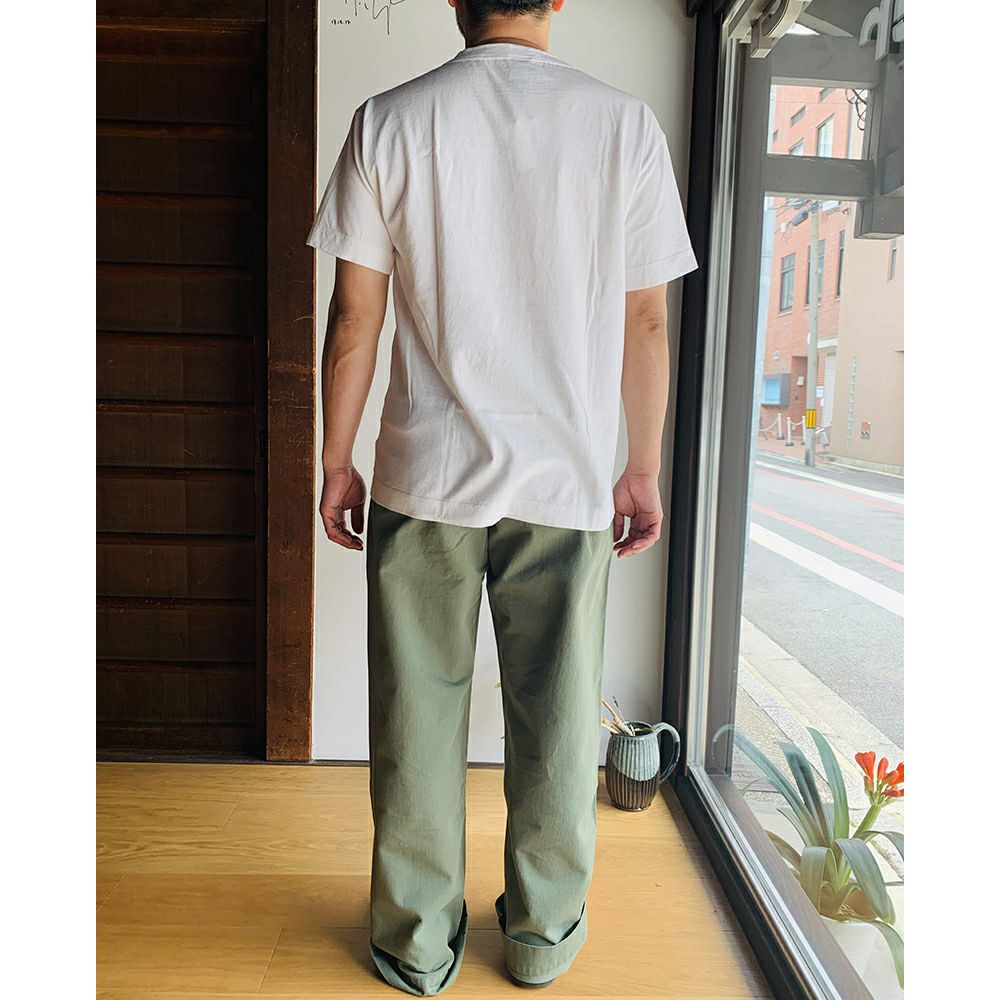 【homspun (ホームスパン) 】天竺 半袖Tシャツ ゆったりタイプ