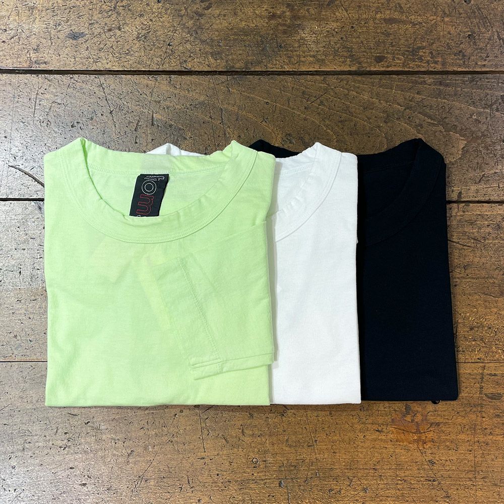 【homspun (ホームスパン) 】30/1天竺七分袖Tシャツ