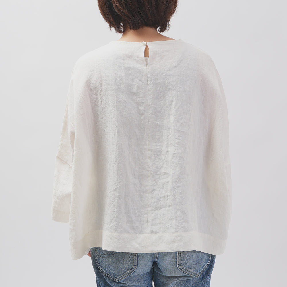 【CHECK&STRIPE(チェック&ストライプ)】Dラインプルオーバー「リネンプリマベーラ」