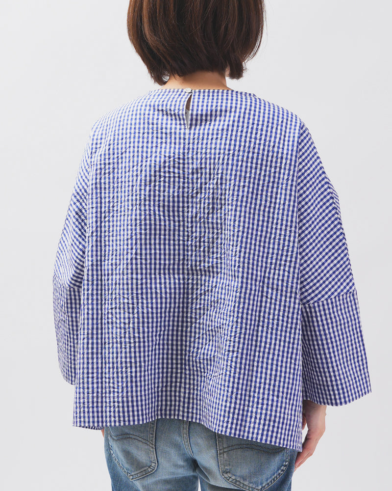 【CHECK&STRIPE(チェック&ストライプ)】Dラインプルオーバー「sunny days stripe/sunny days check」