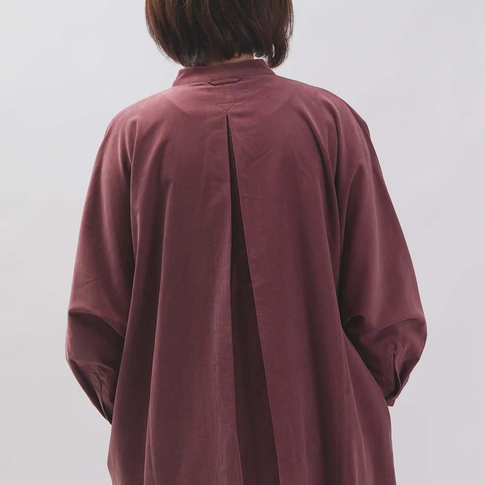 【CHECK&STRIPE(チェック&ストライプ)】ドルマンスリーブのワンピース「フレンチコーデュロイ」