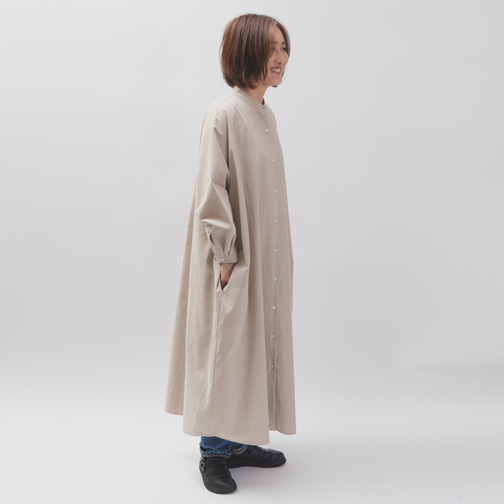 【CHECK&STRIPE(チェック&ストライプ)】ドルマンスリーブのワンピース「フレンチコーデュロイ」