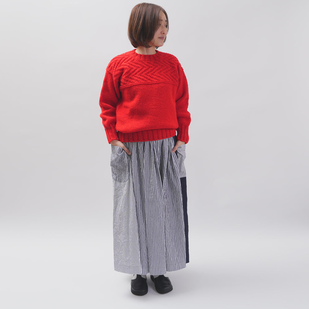 【CHECK&STRIPE(チェック&ストライプ)】ギャザースカート