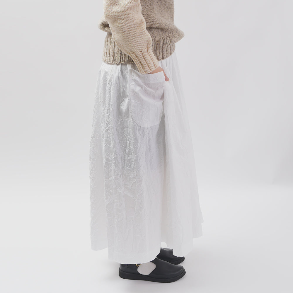 【CHECK&STRIPE(チェック&ストライプ)】ギャザースカート「sunny daysコットン」
