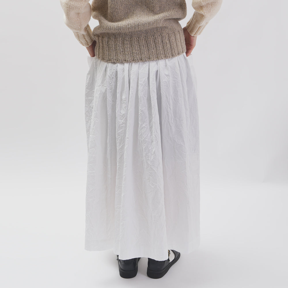 【CHECK&STRIPE(チェック&ストライプ)】ギャザースカート「sunny daysコットン」
