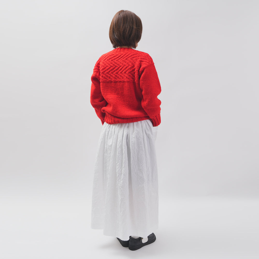 【CHECK&STRIPE(チェック&ストライプ)】ギャザースカート「sunny daysコットン」