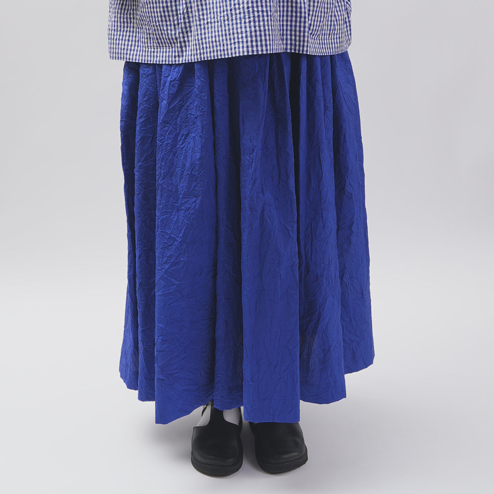 【CHECK&STRIPE(チェック&ストライプ)】ギャザースカート「sunny daysコットン」
