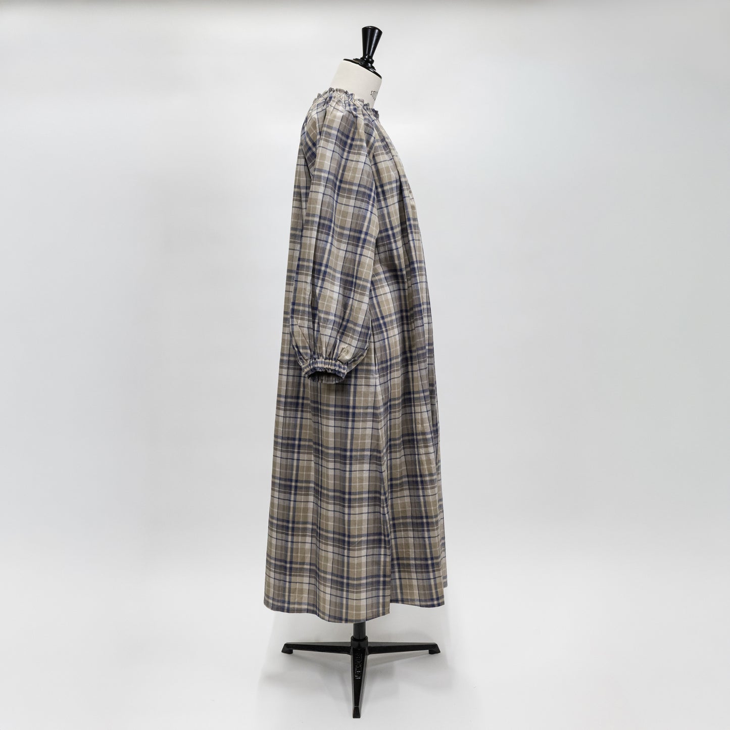 【CHECK&STRIPE(チェック&ストライプ)】ラグランスリーブワンピース CL マドラスチェック