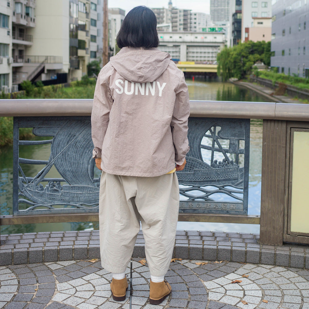 【SUNSHINE + CLOUD(サンシャイン+クラウド)】フード付きコーチジャケット SUNNY/HOODED COACH JACKET