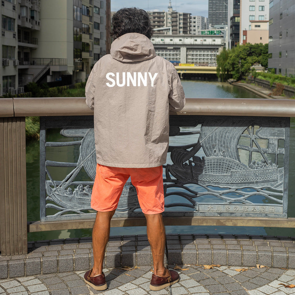【SUNSHINE + CLOUD(サンシャイン+クラウド)】フード付きコーチジャケット SUNNY/HOODED COACH JACKET