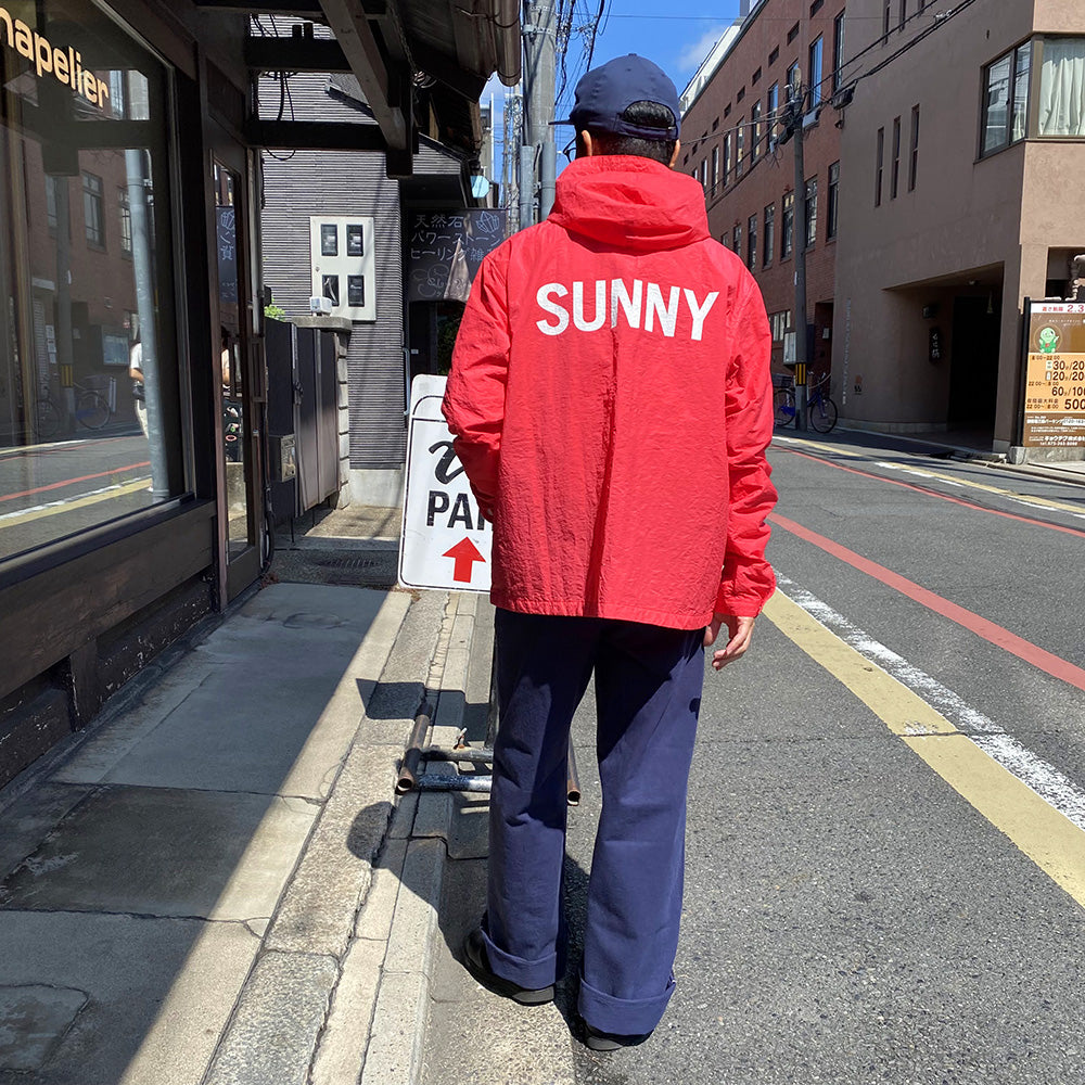 【SUNSHINE + CLOUD(サンシャイン+クラウド)】フード付きコーチジャケット SUNNY/HOODED COACH JACKET