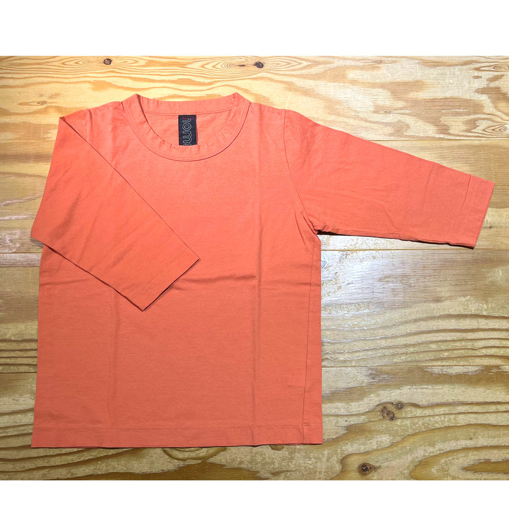 【homspun (ホームスパン) 】30/1天竺七分袖Tシャツ