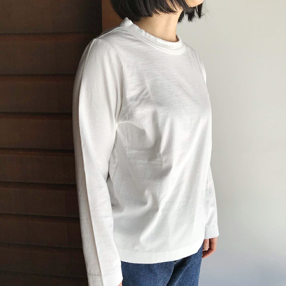 【homspun (ホームスパン) 】30/1 天竺 長袖Tシャツ