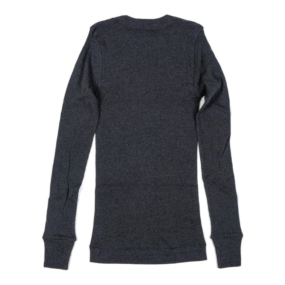【homspun (ホームスパン) 】40/1丸胴テレコ L/S PO