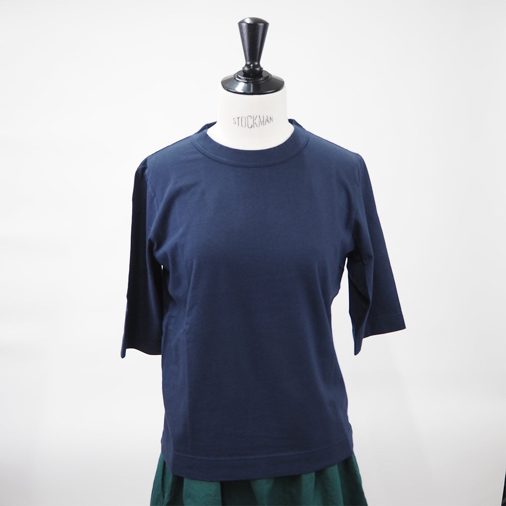 【homspun (ホームスパン) 】30/1天竺六分袖Tシャツ