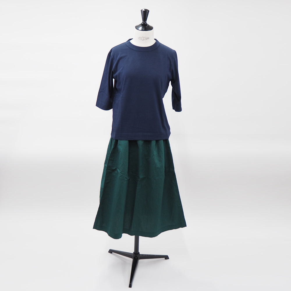 【homspun (ホームスパン) 】30/1天竺六分袖Tシャツ
