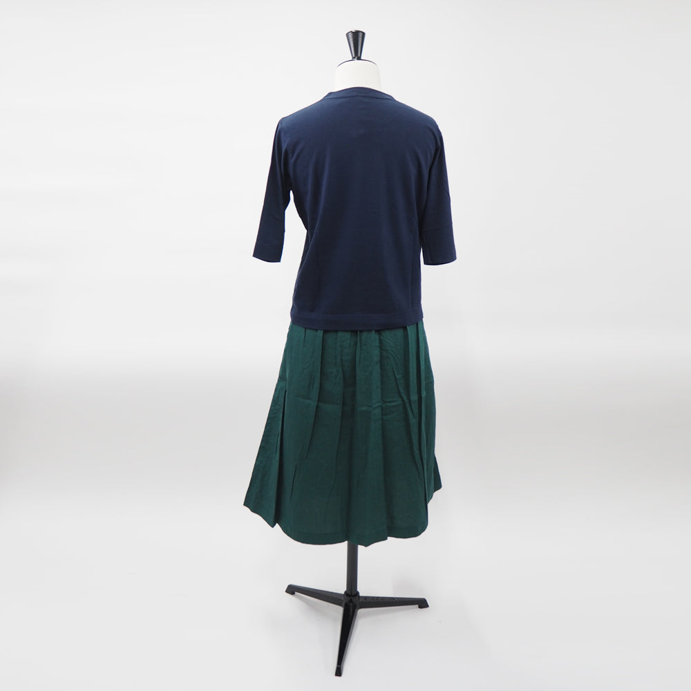 【homspun (ホームスパン) 】30/1天竺六分袖Tシャツ