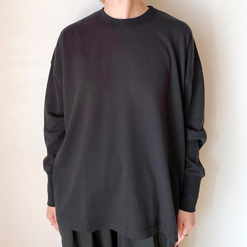 【homspun (ホームスパン) 】40/2 天竺 長袖PO