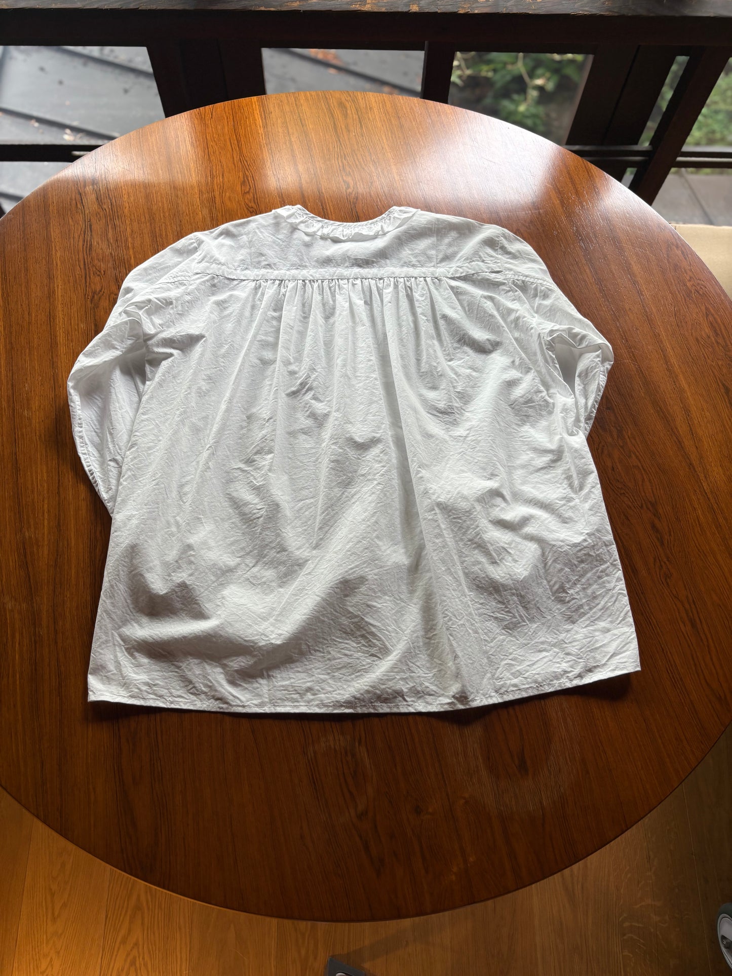 【homspun (ホームスパン) 】ハイカウントクロスフリルBL