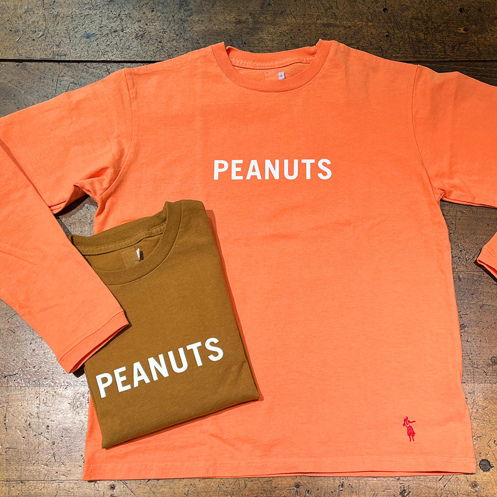 【SUNSHINE + CLOUD(サンシャイン+クラウド)】ロングスリーブTシャツ/PEANUT-BUTTER