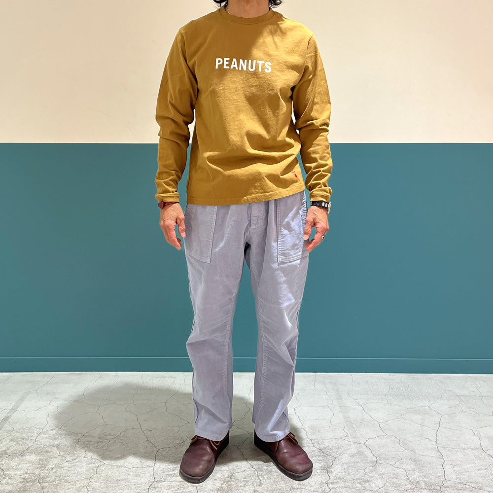 【SUNSHINE + CLOUD(サンシャイン+クラウド)】ロングスリーブTシャツ/PEANUT-BUTTER