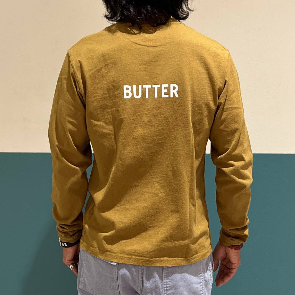 【SUNSHINE + CLOUD(サンシャイン+クラウド)】ロングスリーブTシャツ/PEANUT-BUTTER