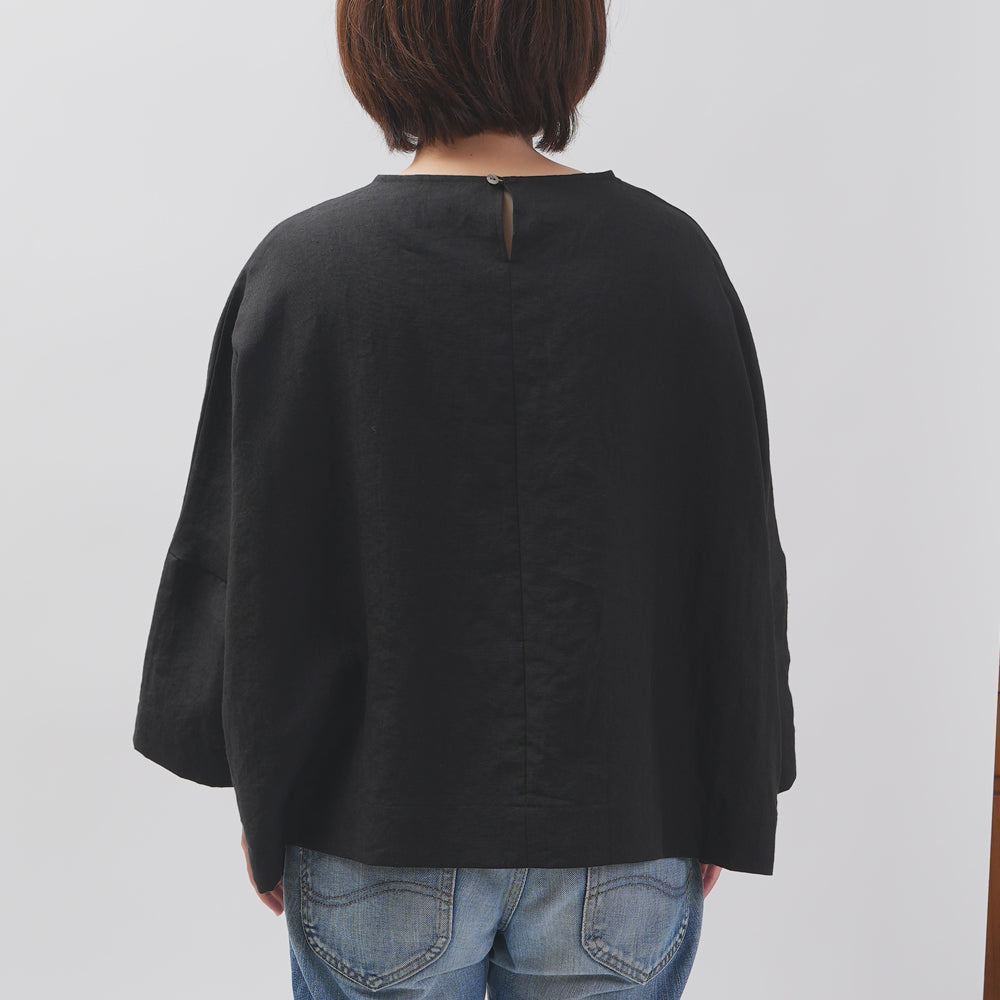 [Vérifiez et bande (vérifiez et rayé)] D -line Pullover "Linpemy Bella"