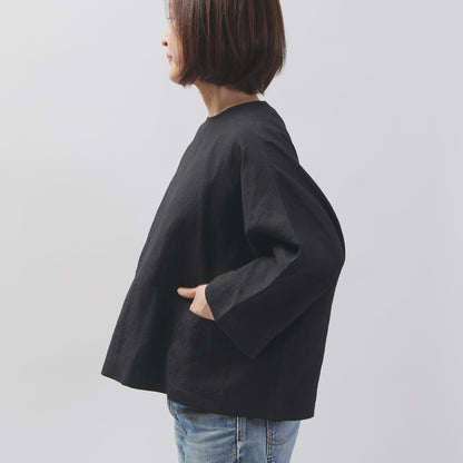 [Vérifiez et bande (vérifiez et rayé)] D -line Pullover "Linpemy Bella"