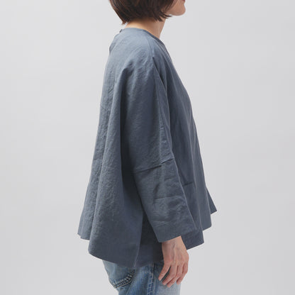 [Vérifiez et bande (vérifiez et rayé)] D -line Pullover "Linpemy Bella"