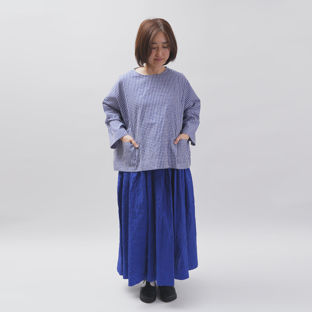 [Vérifiez et bande (vérifiez et bande)] D -Liline Pullover "Sunny Days Stripe / Sunny Days Check"