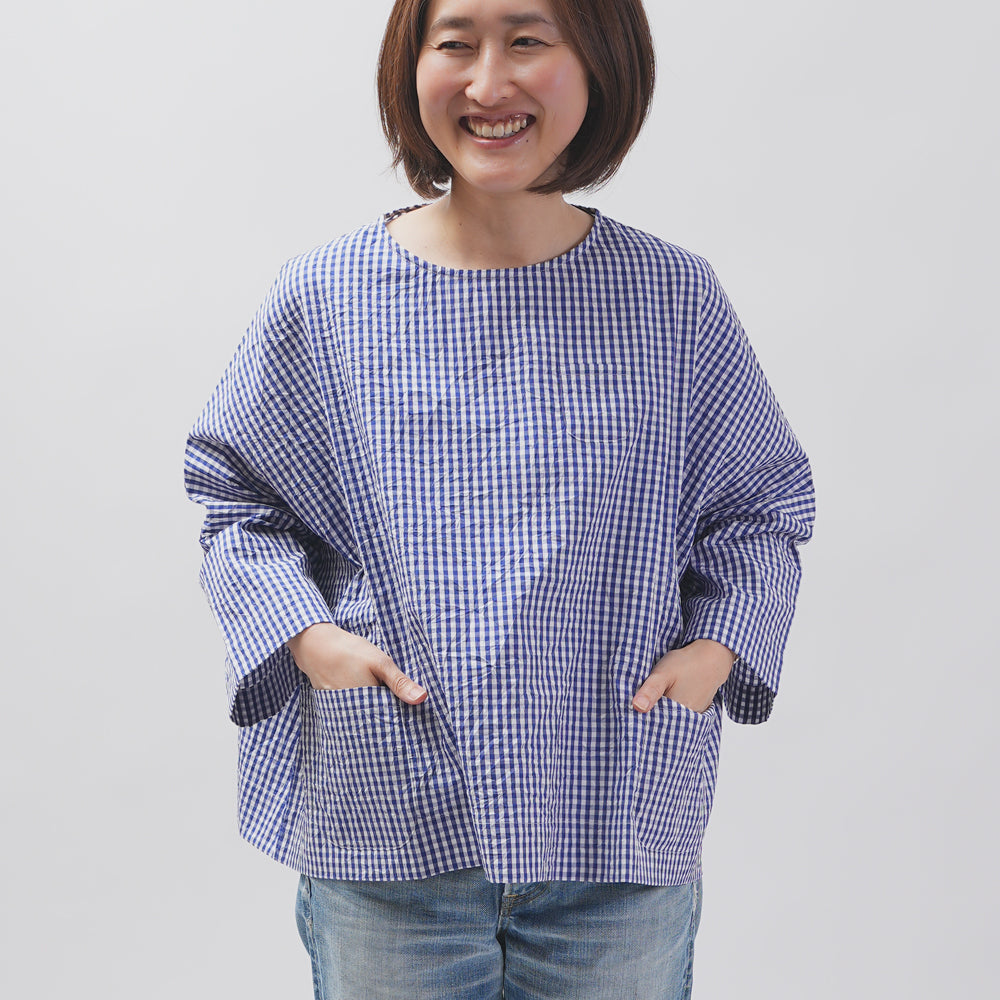 [Vérifiez et bande (vérifiez et bande)] D -Liline Pullover "Sunny Days Stripe / Sunny Days Check"
