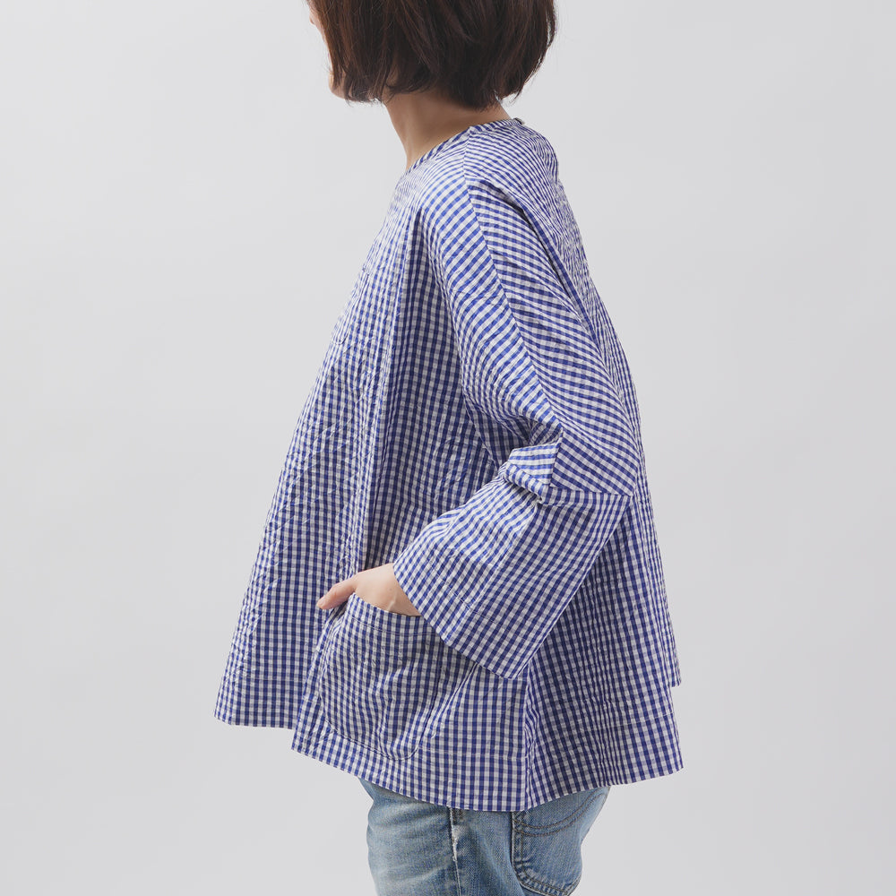 [Vérifiez et bande (vérifiez et bande)] D -Liline Pullover "Sunny Days Stripe / Sunny Days Check"