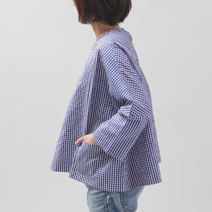 [Vérifiez et bande (vérifiez et bande)] D -Liline Pullover "Sunny Days Stripe / Sunny Days Check"