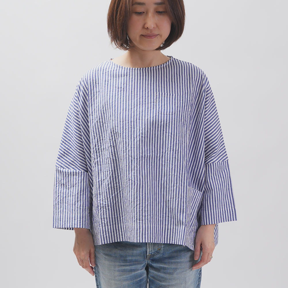 [Vérifiez et bande (vérifiez et bande)] D -Liline Pullover "Sunny Days Stripe / Sunny Days Check"