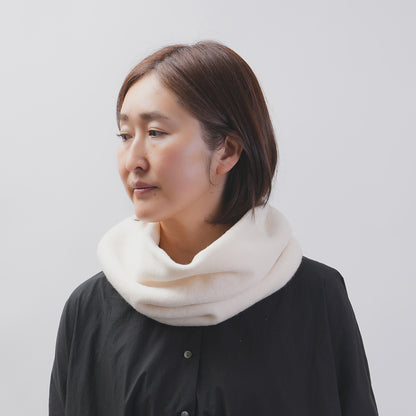 [Check & Stripe (Check & Stripe)] Silk -Fleece Necker Warmer