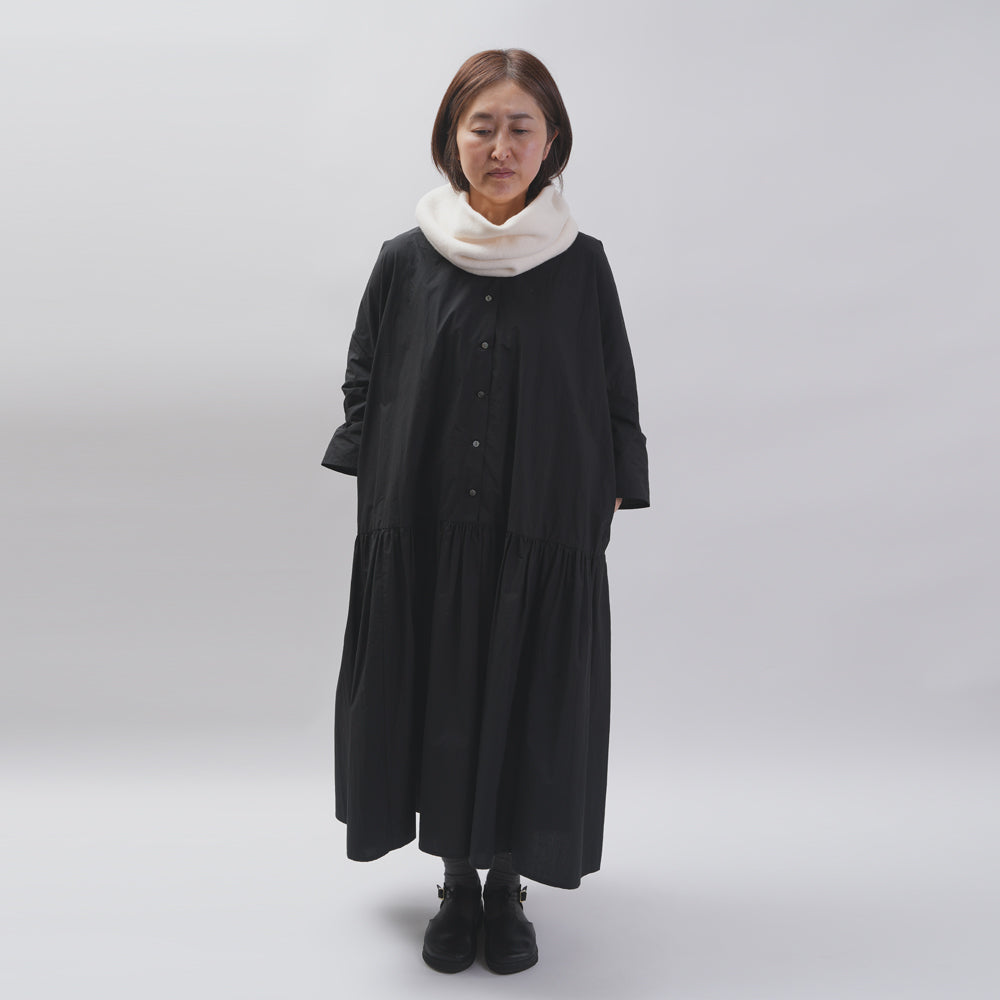 [Check & Stripe (Check & Stripe)] Silk -Fleece Necker Warmer