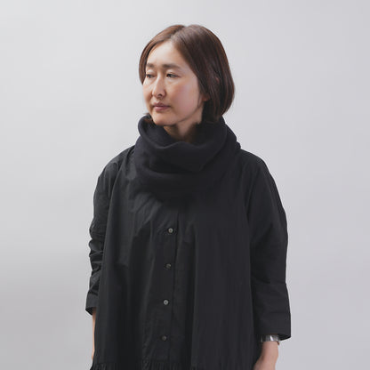 [Check & Stripe (Check & Stripe)] Silk -Fleece Necker Warmer