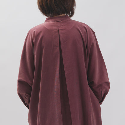 【CHECK&STRIPE(チェック&ストライプ)】ドルマンスリーブのワンピース「フレンチコーデュロイ」　