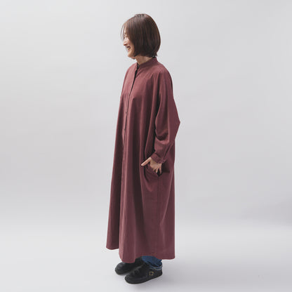 【CHECK&STRIPE(チェック&ストライプ)】ドルマンスリーブのワンピース「フレンチコーデュロイ」　