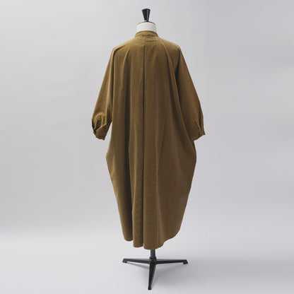 【CHECK&STRIPE(チェック&ストライプ)】ドルマンスリーブのワンピース「フレンチコーデュロイ」　