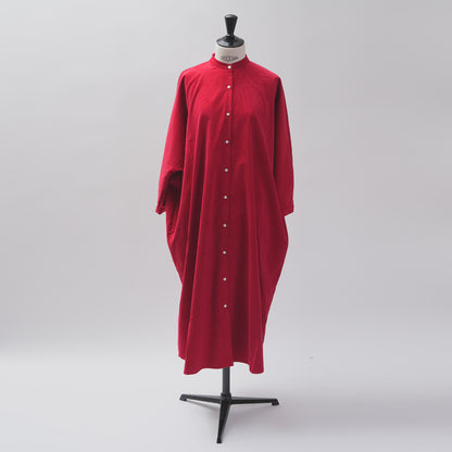 【CHECK&STRIPE(チェック&ストライプ)】ドルマンスリーブのワンピース「フレンチコーデュロイ」　