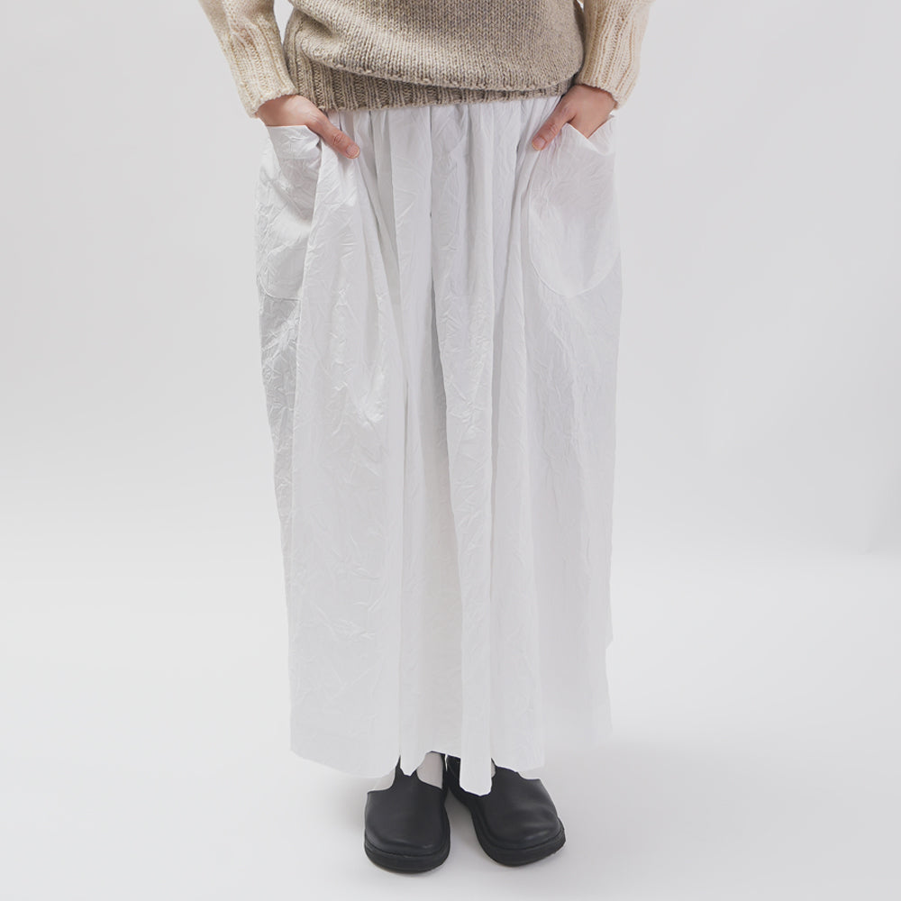 【CHECK&STRIPE(チェック&ストライプ)】ギャザースカート「sunny daysコットン」