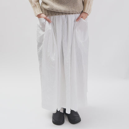 【CHECK&STRIPE(チェック&ストライプ)】ギャザースカート「sunny daysコットン」