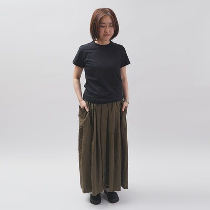 【CHECK&STRIPE(チェック&ストライプ)】ギャザースカート「sunny daysコットン」