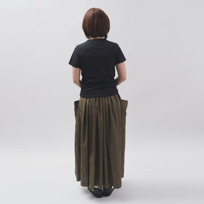 【CHECK&STRIPE(チェック&ストライプ)】ギャザースカート「sunny daysコットン」
