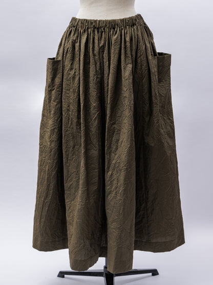 [Check & Stripe (Check & Stripe)] Recogida la falda "Sunny Days Cotton"
