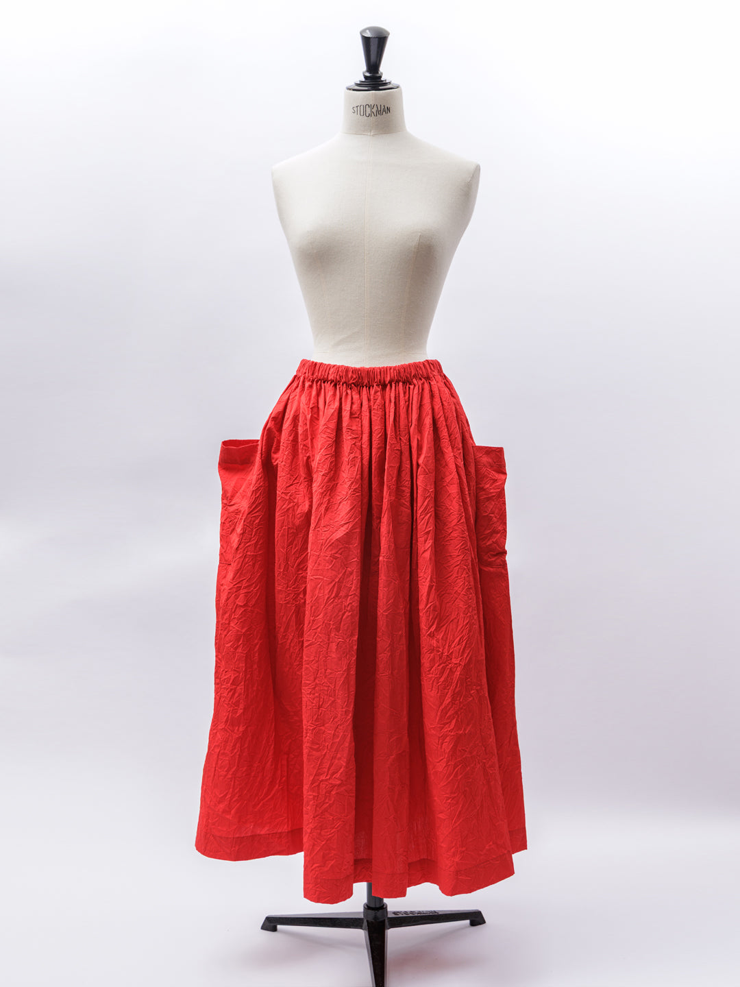[Check & Stripe (Check & Stripe)] Recogida la falda "Sunny Days Cotton"