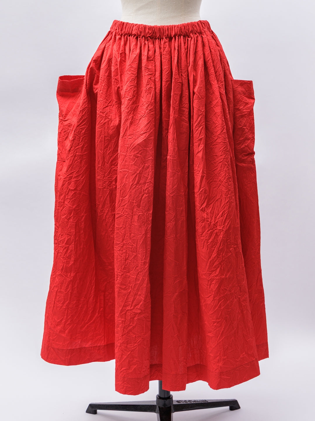 [Check & Stripe (Check & Stripe)] Recogida la falda "Sunny Days Cotton"