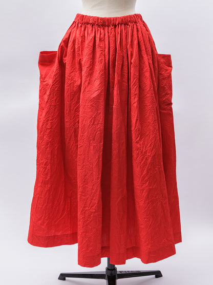 [Check & Stripe (Check & Stripe)] Recogida la falda "Sunny Days Cotton"